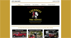 Desktop Screenshot of cherokeetreeservicenj.com